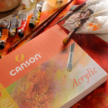Cargar imagen en el visor de la galería, Block Acrylic Canson  50 hojas 400 gr (32 x 41 cm / 12.6 x 16.1 in)
