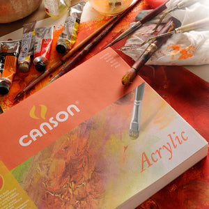 Block Acrylic Canson  50 hojas 400 gr (32 x 41 cm / 12.6 x 16.1 in)