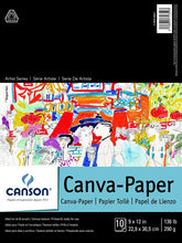 Cargar imagen en el visor de la galería, Block Serie de Artista  Papel Lienzo 9 x 12 in Canson
