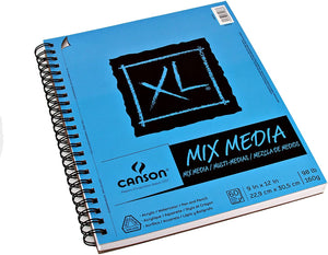 Álbum XL Mix Media Canson 9 x 12 in (22.9 x 30.5 cms)