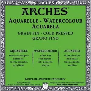 Hoja de Papel Arches Grano Fino  300 grs/m²