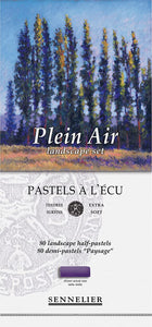 Caja Pasteles à l'écu "Plein Air" 80 colores Sennelier 1/2 barras