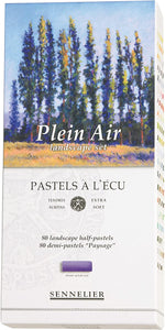 Caja Pasteles à l'écu "Plein Air" 80 colores Sennelier 1/2 barras