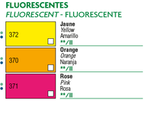 Cargar imagen en el visor de la galería, Acrílico Pébéo 100 ml 370 / Naranja Fluorescente
