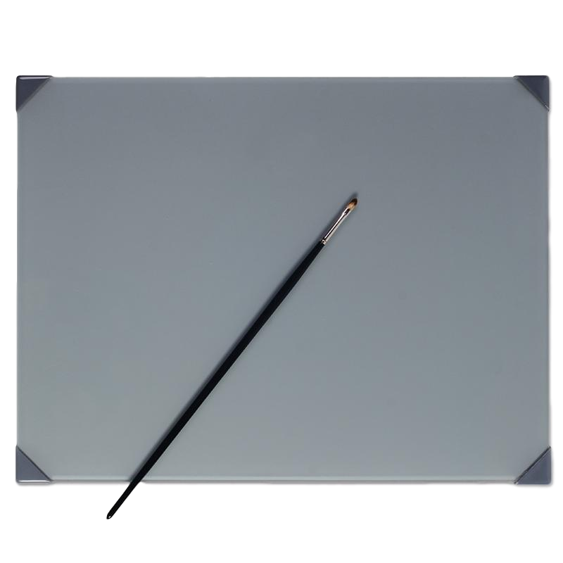 Paleta POSH® de Mesa de vidrio templado Gris 12 x 16 in (30.5 x 40.6 cms)