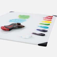 Cargar imagen en el visor de la galería, Paleta POSH® de Mesa de vidrio templado Blanco 12 x 16 in (30.5 x 40.6 cms)

