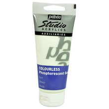 Cargar imagen en el visor de la galería, Gel Fosforescente Auxiliar Acrílico Pébéo 100 ml Incoloro
