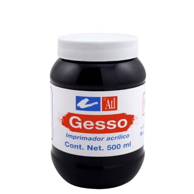 Gesso Atl Negro 500 ml