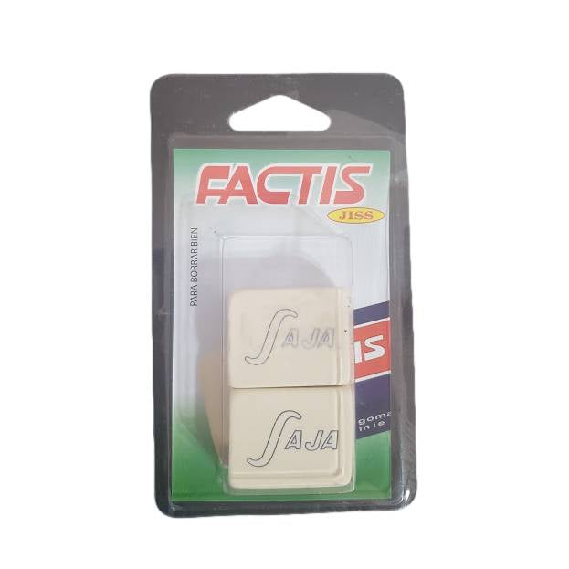 Goma de Borrar Migajón Factis S-24 Blister 2 piezas