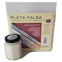 Cargar imagen en el visor de la galería, Set imitación Hoja de Plata PolyCraft Rodin
