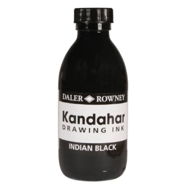 Tinta China Negra Kandahar 175 ml Daler Rowney