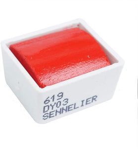 Acuarelas L'Aquarelle Estuche Metálico  Sennelier 24 medias Pastillas