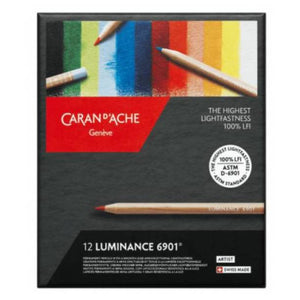 Lápices de color Luminance 6901 Caran D'ache 12 piezas
