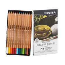 Cargar imagen en el visor de la galería, Lápices de color acuarelables Rembrandt Aquarell Lyra 12 piezas
