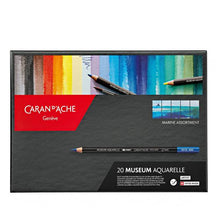 Cargar imagen en el visor de la galería, Lápices de color acuarelables Museum Marina Caran D&#39;ache 20 piezas
