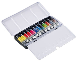 Acuarelas L'Aquarelle Estuche Metálico  Sennelier 12 Tubos 10 ml