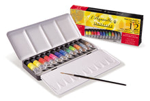 Cargar imagen en el visor de la galería, Acuarelas L&#39;Aquarelle Estuche Metálico  Sennelier 12 Tubos 10 ml
