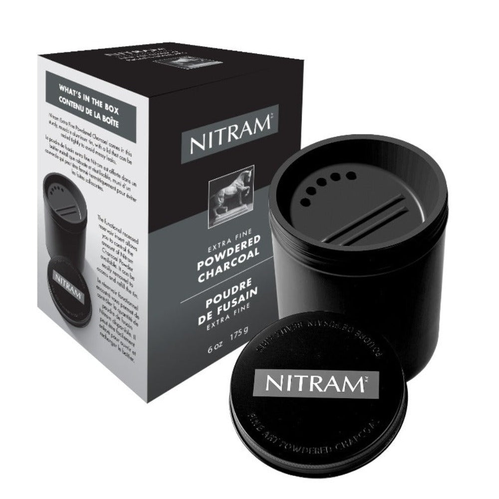 Carboncillo en Polvo Nitram 175 Grs / Nitram Powdered Charcoal 175 Grs