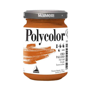 Acrílico Polycolor 140 ml Oro Palido 144