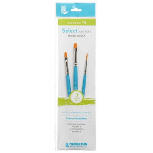 Set pinceles Select Princeton 3 piezas #4 67984