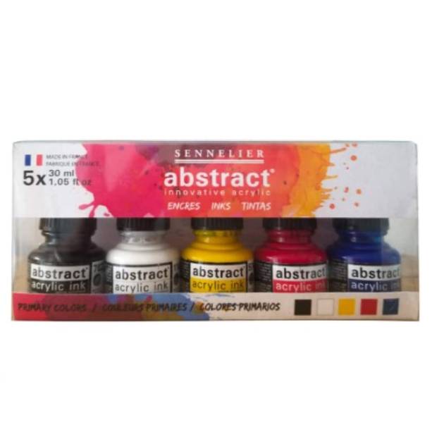 Tinta Acrílica Abstract  Set Primary (5 und de 30 ml) Sennelier