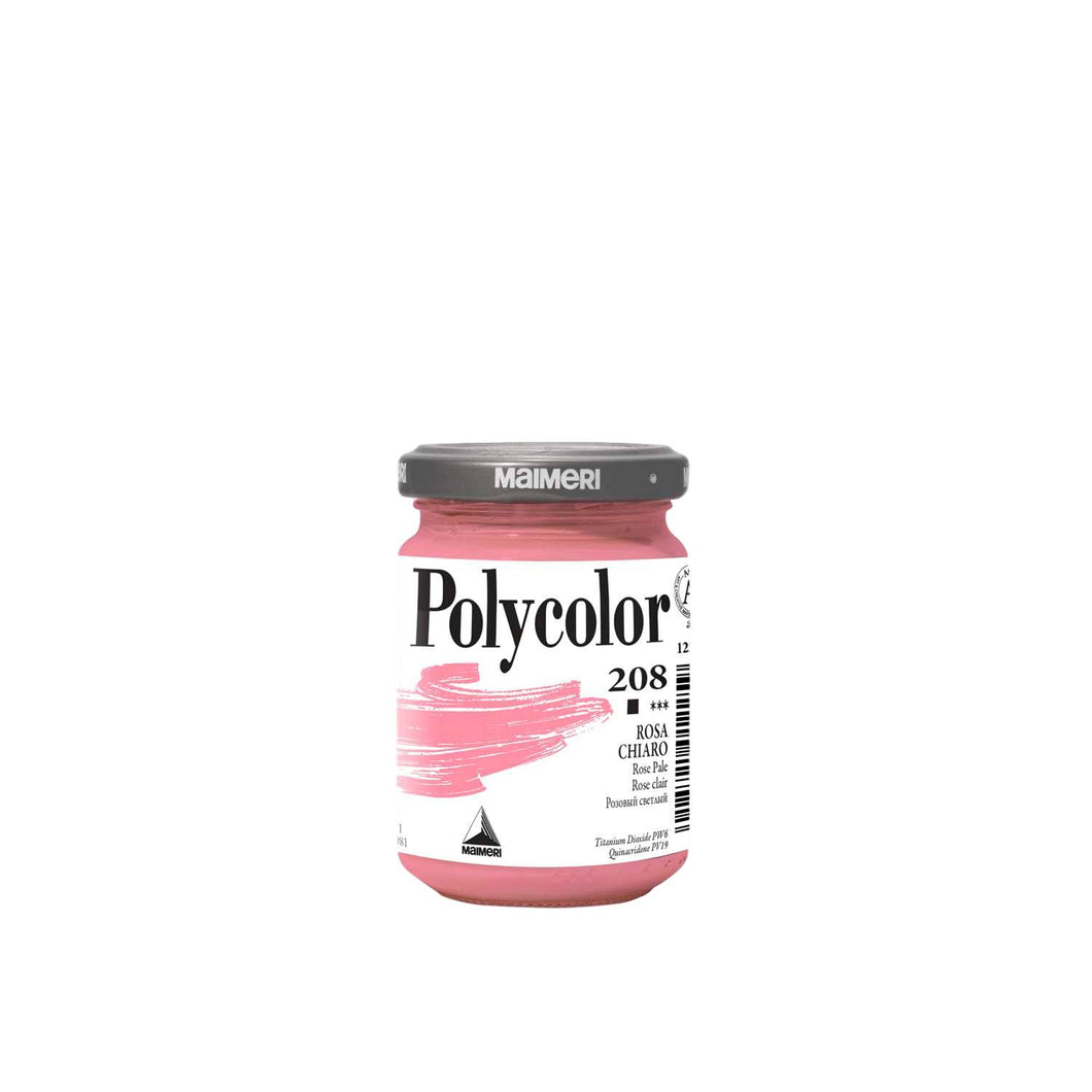 Acrílico Polycolor 140 ml Rosa Claro 208