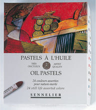 Cargar imagen en el visor de la galería, Caja Pasteles al óleo à L&#39;huile &quot;Naturaleza Muerta&quot; 24 colores Sennelier
