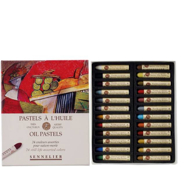 Caja Pasteles al óleo à L'huile 