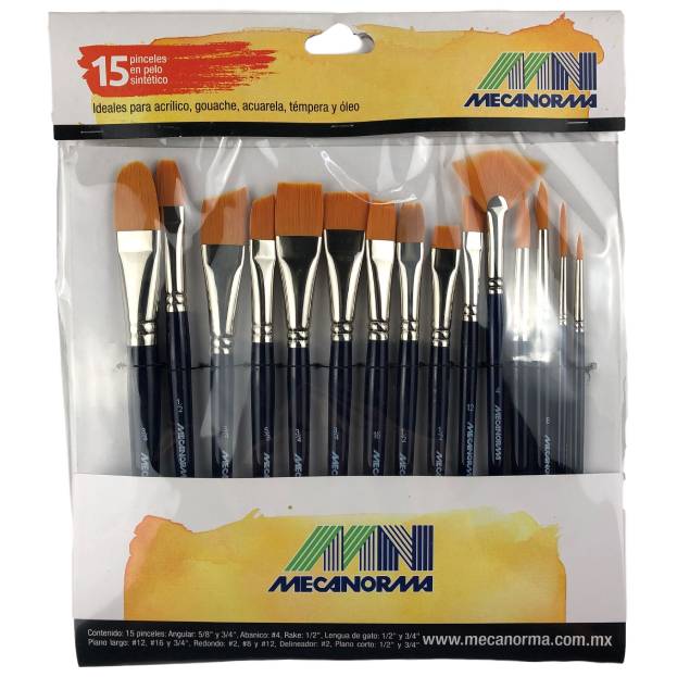 Set pinceles MN151 Mecanorma