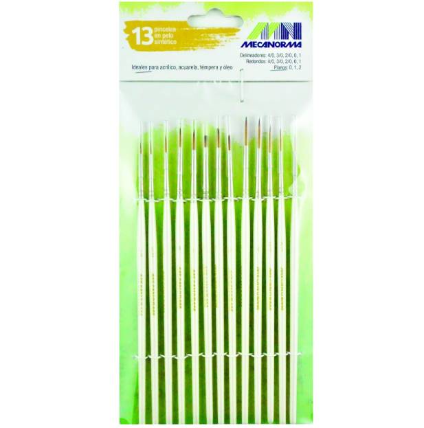 Set pinceles MN501 Mecanorma