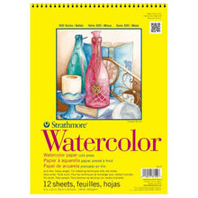 Cargar imagen en el visor de la galería, Block Strathmore Watercolor Serie 300 9 x12 in (22.9 x 30.5 cms)
