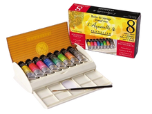 Cargar imagen en el visor de la galería, Acuarelas L&#39;Aquarelle Estuche de Viaje Sennelier 8 tubos de 10 ml
