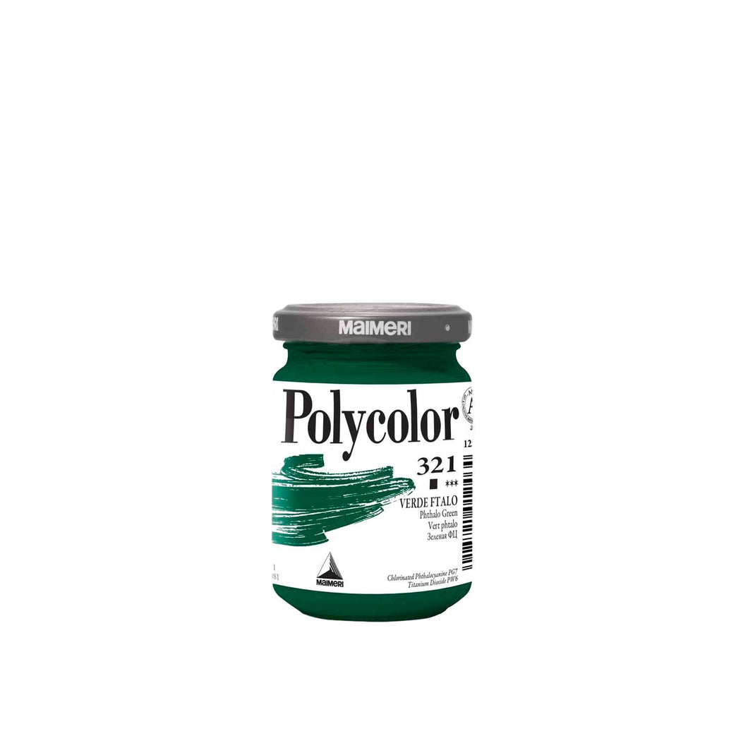 Acrílico Polycolor 140 ml Verde Ftalo 321