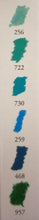 Cargar imagen en el visor de la galería, Caja Pasteles Extra suaves à l&#39;écu &quot;Mar Esmeralda&quot; 6 colores Sennelier 1/2 barras
