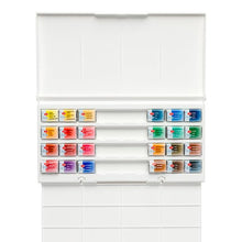 Cargar imagen en el visor de la galería, Acuarelas Estuche Plástico White Nights 24 Pastillas

