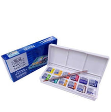 Cargar imagen en el visor de la galería, Acuarelas Estuche de Viaje Cotman 12 Pastillas
