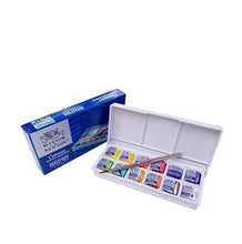 Cargar imagen en el visor de la galería, Acuarelas Estuche de Viaje Cotman 12 Pastillas
