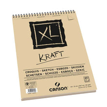 Cargar imagen en el visor de la galería, Album XL Kraft Canson A4 8.3 x 11.7 in (21x 29.7 cms) 90 gr
