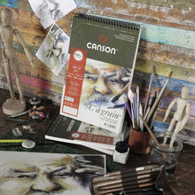 Cargar imagen en el visor de la galería, Album C Ágrain Canson A4 (21 x 29.7 cm) 224 gr Blanco Natural
