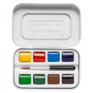Acuarelas Aqua-mini Estuche Metálico Sennelier 8 medias pastillas