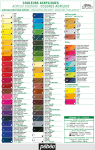 Acrílico Pébéo 100 ml 61 /  Tierra Verde
