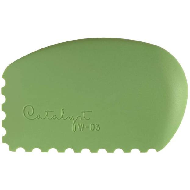 Espátula Cuña de Silicona W-03 Verde / Wedge Tool Catalyst™
