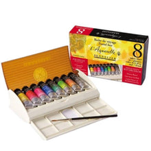 Cargar imagen en el visor de la galería, Acuarelas L&#39;Aquarelle Estuche de Viaje Sennelier 8 tubos de 10 ml
