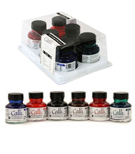 Cargar imagen en el visor de la galería, Set Tinta Pigmentada Calli 29.5 ml Daler Rowney 6 piezas
