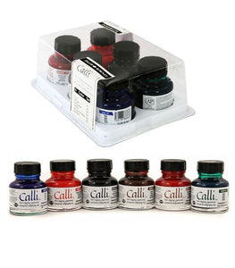Set Tinta Pigmentada Calli 29.5 ml Daler Rowney 6 piezas