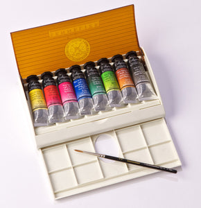 Acuarelas L'Aquarelle Estuche de Viaje Sennelier 8 tubos de 10 ml