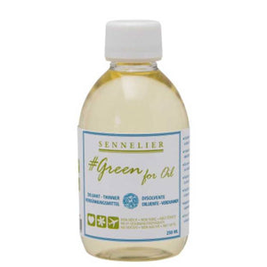 Diluyente Liquido para Oleo Go Green Sennelier (No Toxico) 250 ml