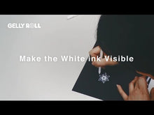 Cargar y reproducir el video en el visor de la galería, Bolígrafo Gelly Roll 08 Sakura Blanco
