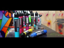 Cargar y reproducir el video en el visor de la galería, Acrílico Abstract  3D Liners Sennelier 613 Rojo cadmio claro imitacion 27 ml
