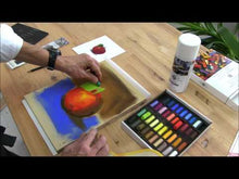 Cargar y reproducir el video en el visor de la galería, Caja Pasteles Extra suaves à l&#39;écu &quot;Oscuros&quot; 24 colores Sennelier
